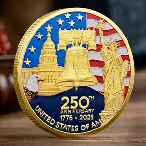 Commemorative 250th Anniversary Coin set of 2